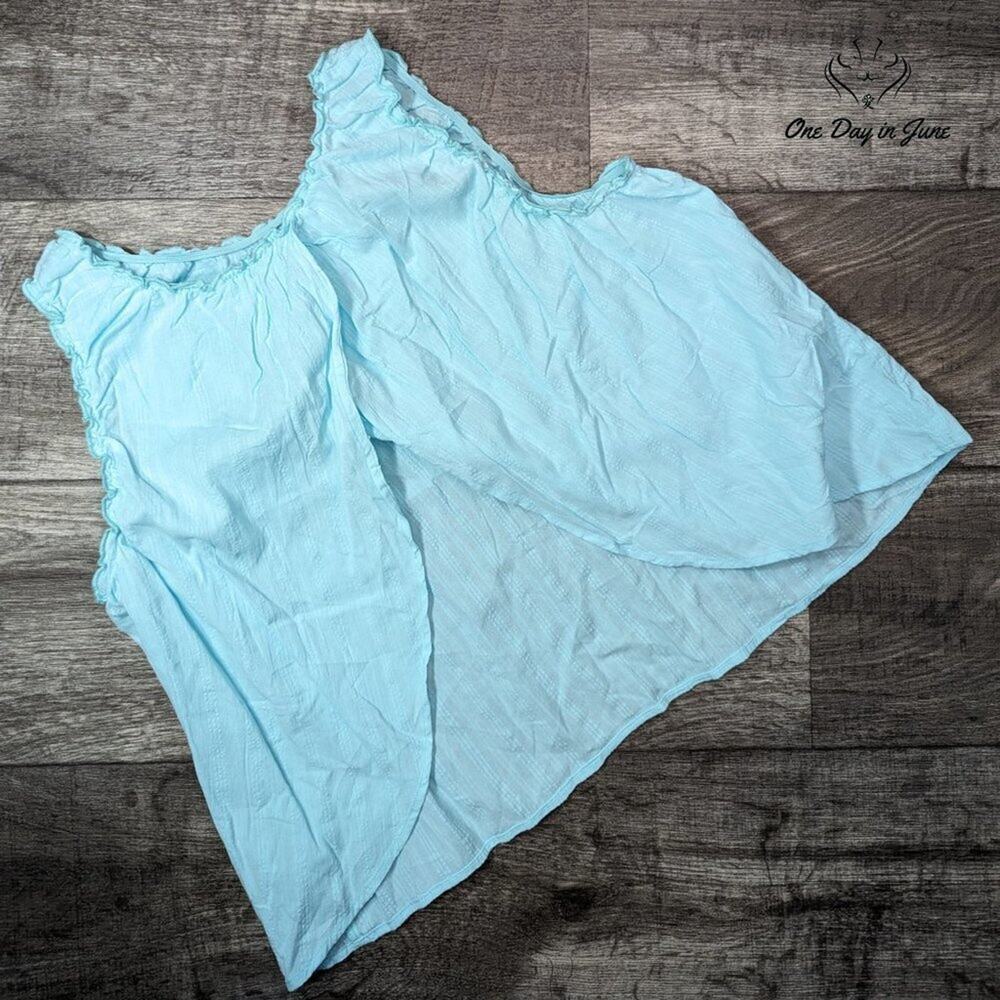 A.n.a Ruffle Edge Tank Top Size XL - Picture 5 of 5